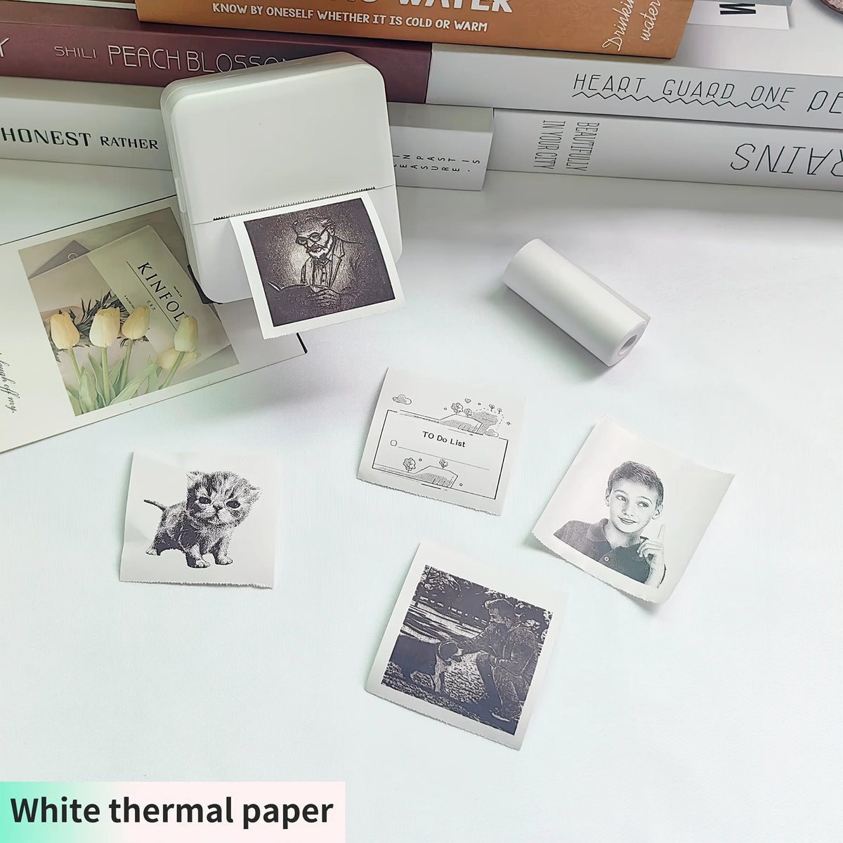 Mini Bluetooth Thermal Sticker Printer – Portable Inkless Pocket Printer